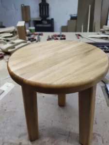 masivna bukova hoklica - Promjer 30 cm - visina 38