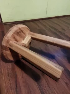 masivna bukova hoklica - Promjer 30 cm - visina 38