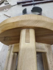 masivna bukova hoklica - Promjer 30 cm - visina 38